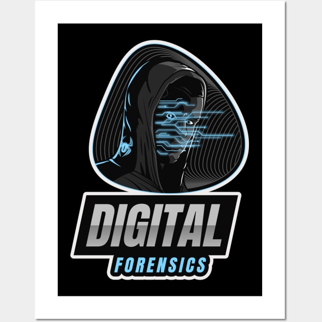 Cyber Security - Digital Forensics Wall Art by Cyber Club Tees